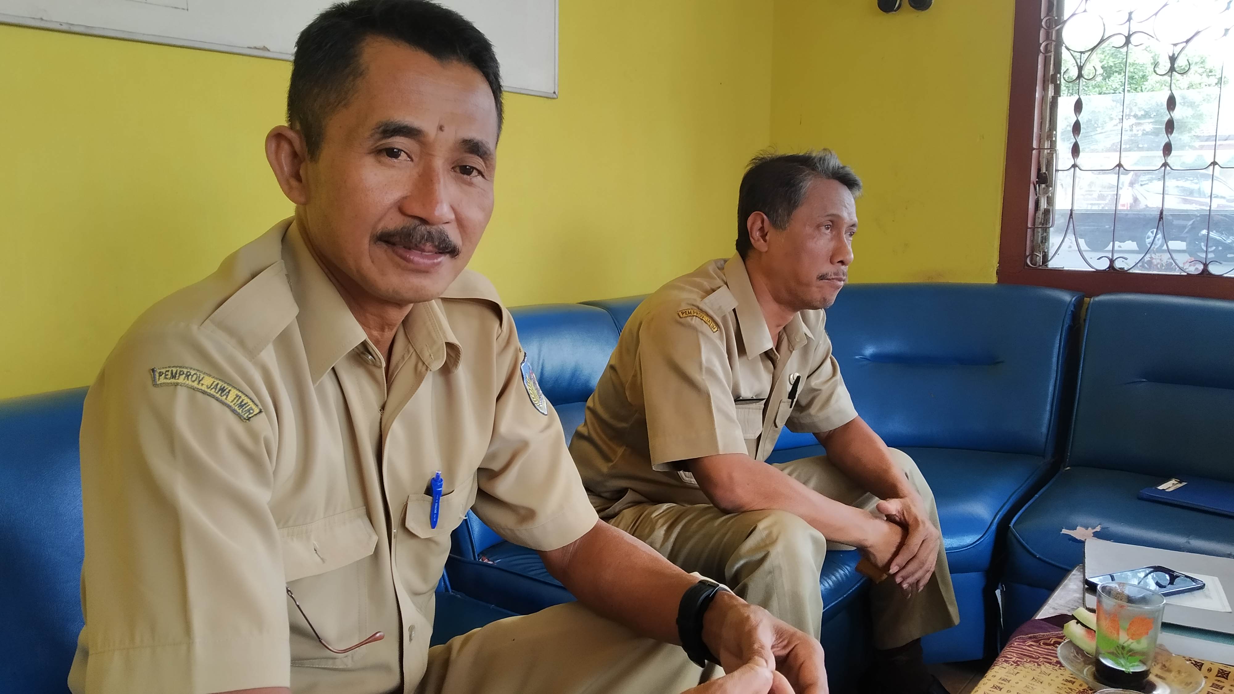 Edi Susanto, Kepala Desa Surat Kecamatan Mojo Kabupaten Kediri. (Foto: Fendhy/ngopibareng.id)