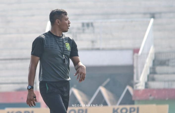 Caretaker Persebaya, Bejo Sugiantoro. (Foto: Haris/ngopibareng.id)