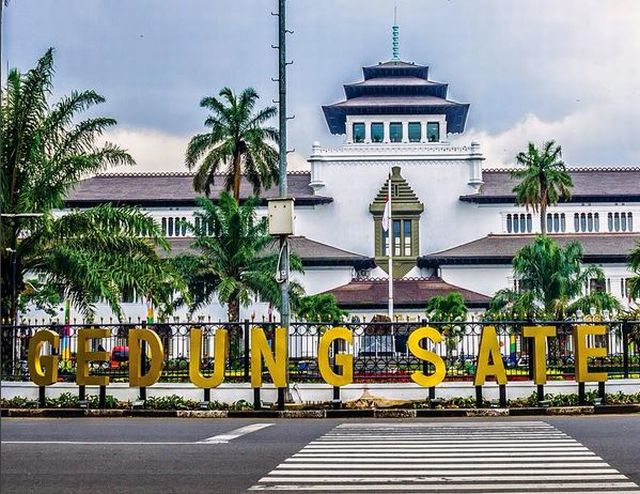 Gedung Sate, Bandung, Jawa Barat.