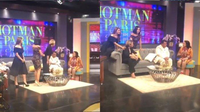 Nikita Mirzani melabrak Elza Syarief, kuasa hukum mantan suaminya, Sajad Ukra, saat bertemu di acara Hotman Paris Show di iNews TV.