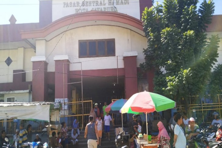 Aktivitas di pasar Sentral Hamadi kembali normal. (Foto: Dok/Antara)