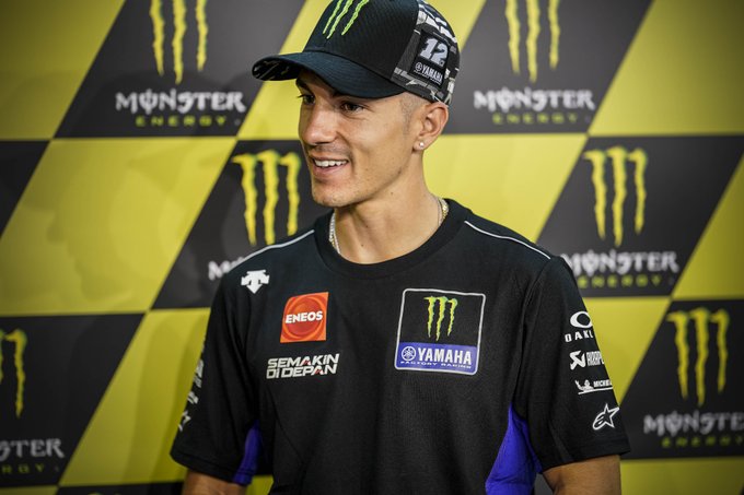 Maverick Vinales merasa kecepatan M1 2020 belum seperti yang dia harapkan. (Foto: Twitter/