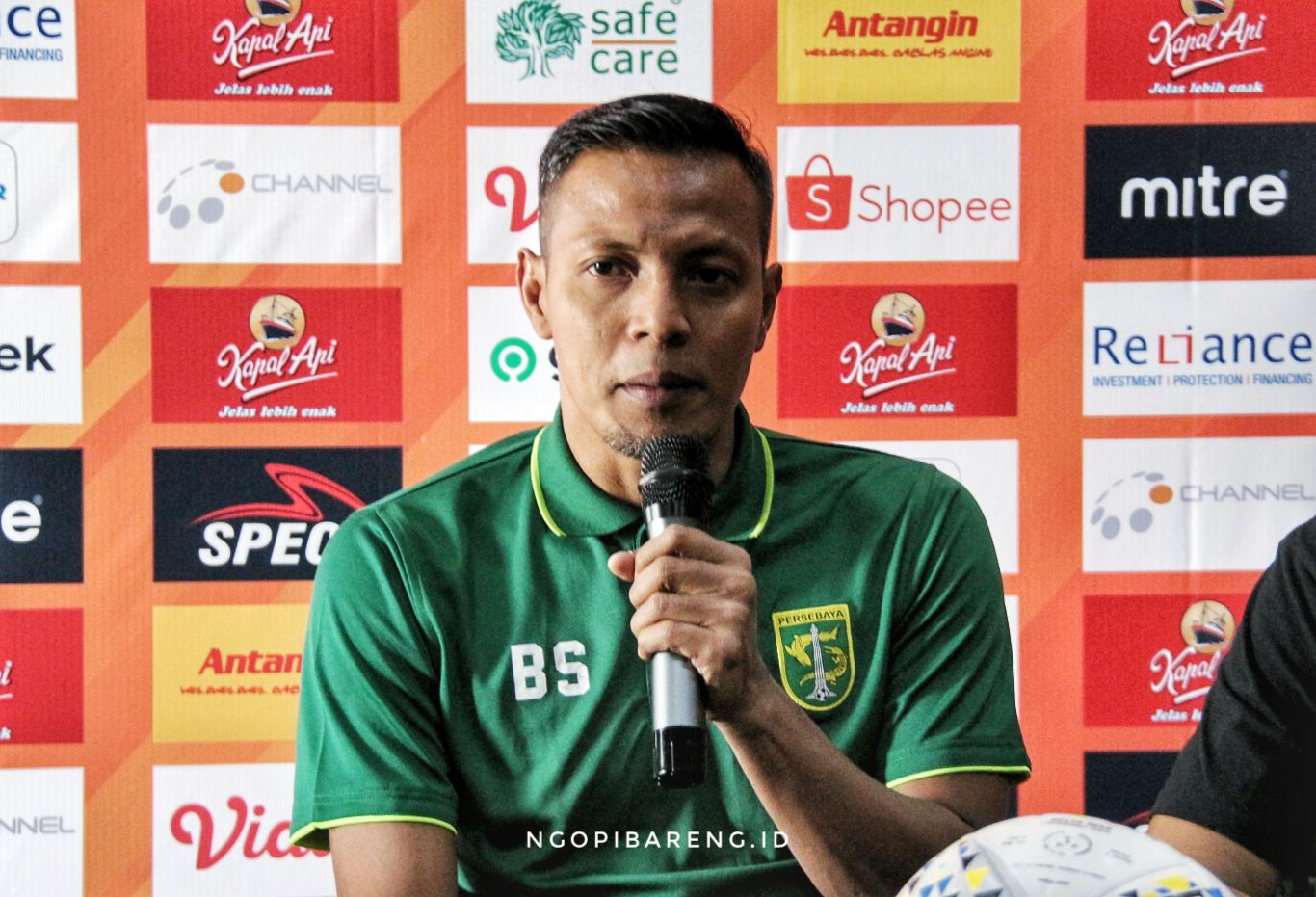 Pelatih carateker Persebaya, Bejo Sugiantoro. (Foto: Haris/ngopibareng.id)