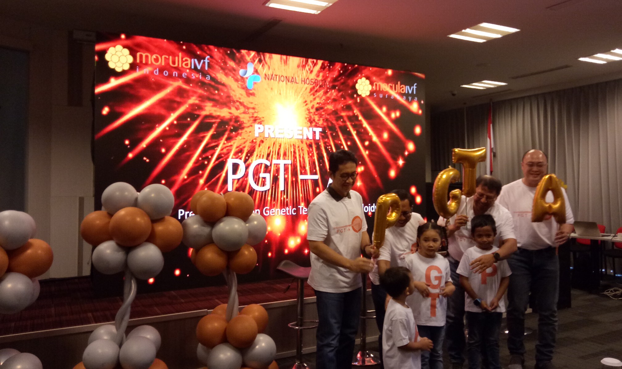 Suasana launching program PGT-A di Morula IVF Surabaya. (Foto: Pita/ngopibareng.id)
