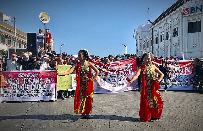 Tari Gambyong ini untukmu, Damai Papua. (Foto:Istimewa)