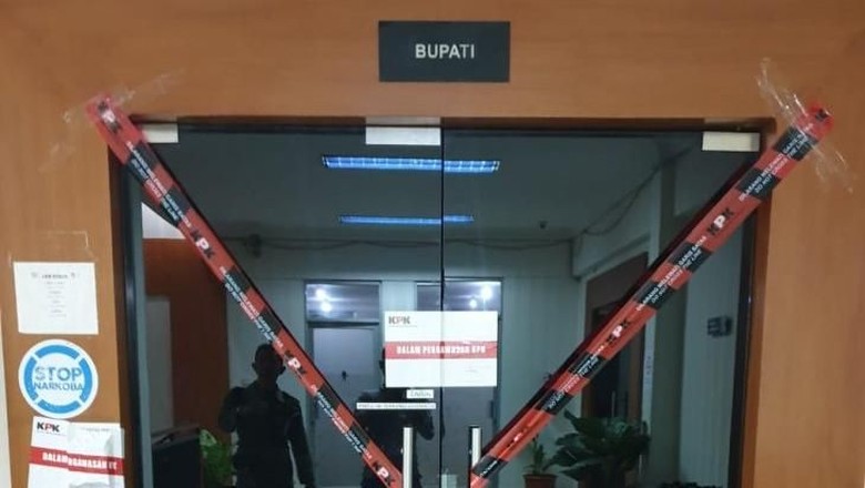 KPK Segel Kantor Bupati Muara Enim. (Foto: Dok/Antara)