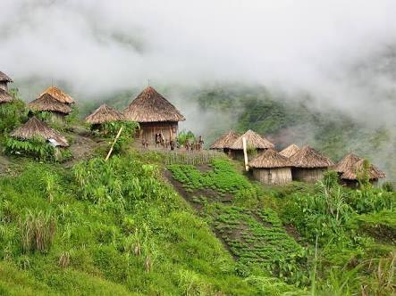 Ilustrasi perkampungan di Yahukimo Papua. (Foto: Istimewa)