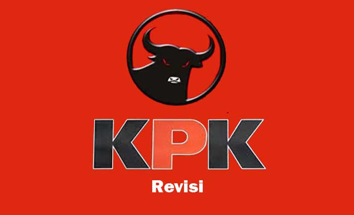 Ilustrasi PDI Perjuangan dan Revisi UU KPK. (Ngobar)