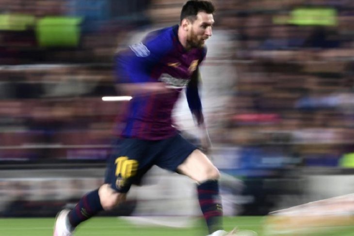 Mega bintang Barcelona Lionel Messi. (Foto: Antara/AFP)