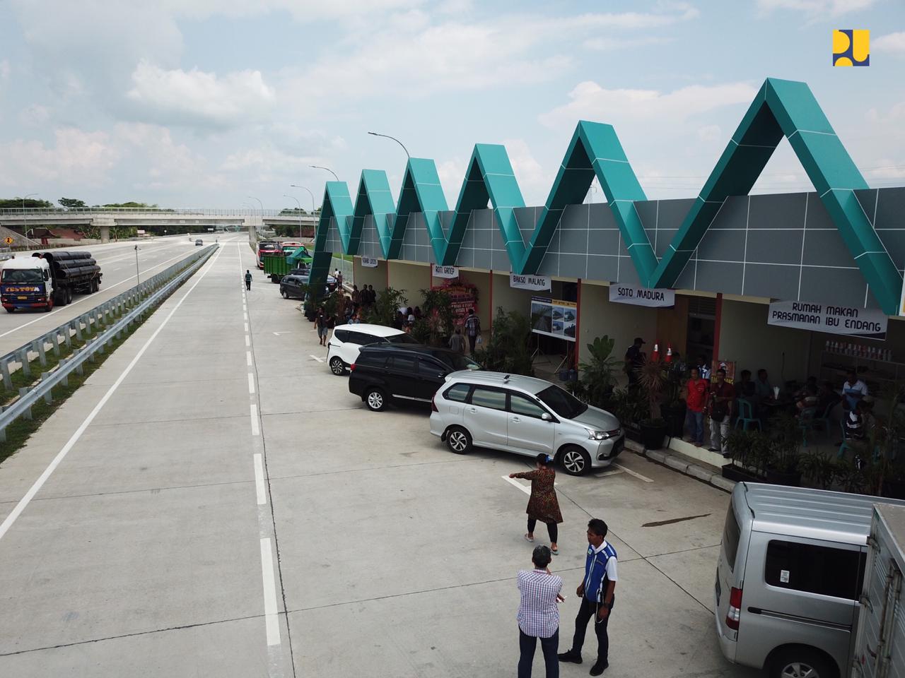 Ilustrasi salah satu rest area di jalan tol. Nantinya, rest area akan dikembangkan menjadi tempat wisata, transit antar moda dan hub logistik