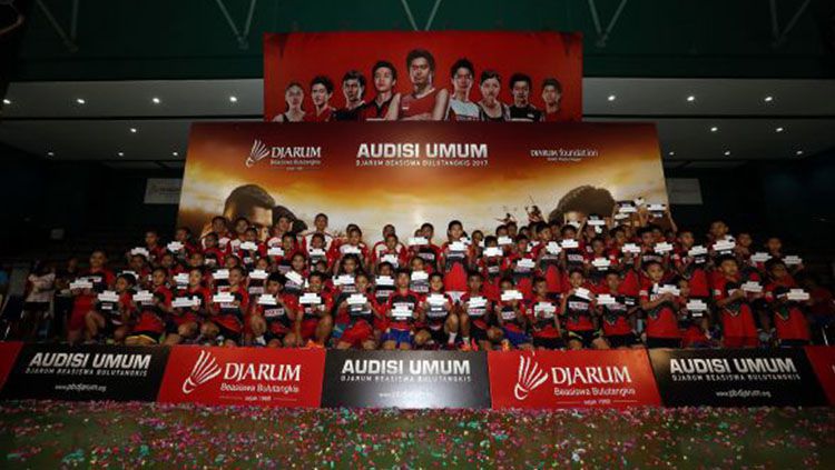 Audisi umum beasiswa bulutangkis PB Djarum. (Foto: Dok. PB Djarum)