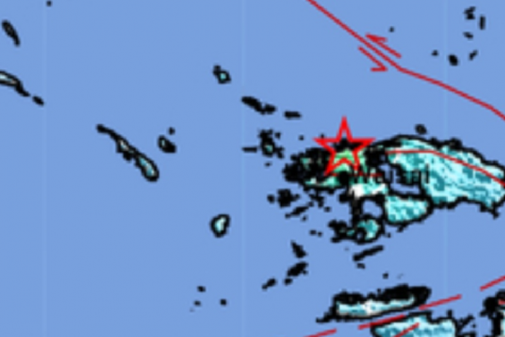 Lokasi gempa Raja Ampat. (Foto: BMKG)