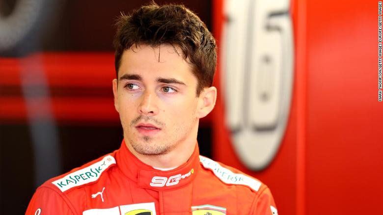 Pembalap Ferrari Charles Leclerc juara F1 GP Italia di Sirkuit Monza, Minggu 8 September 2019. (Foto: AFP)