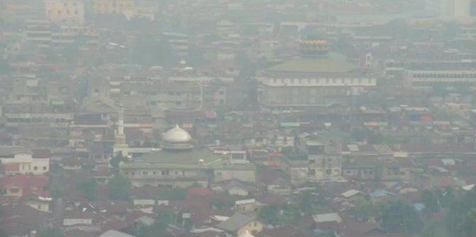 Ilustrasi Asap selimuti Pekanbaru. (Foto: Dok/Antara)