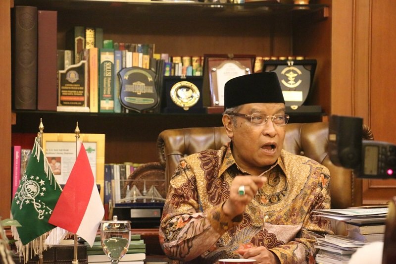 Ketua Umum PBNU, KH Said Aqil Siroj nyatakan duka cita. (Foto: ist/ngopibareng.id)