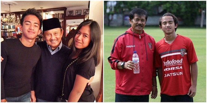 BJ Habibie dan cucu-cucunya, selalu optimistis menatap masa depan Indonesia. (Foto: ist/ngopibareng.id)