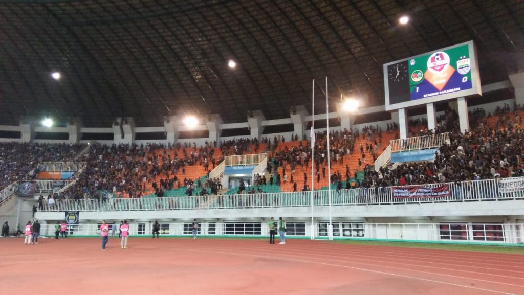 Stadion Pakansari, Cibinong, Kabupaten Bogor.