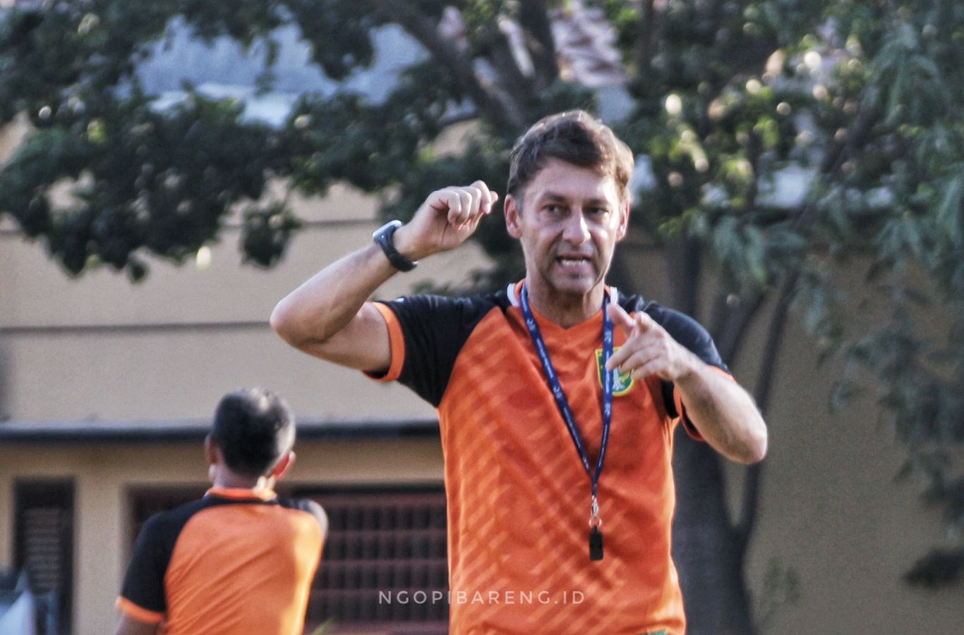 Asisten pelatih Persebaya, Wolfgang Pikal. (Foto: Haris/ngopibareng.id)