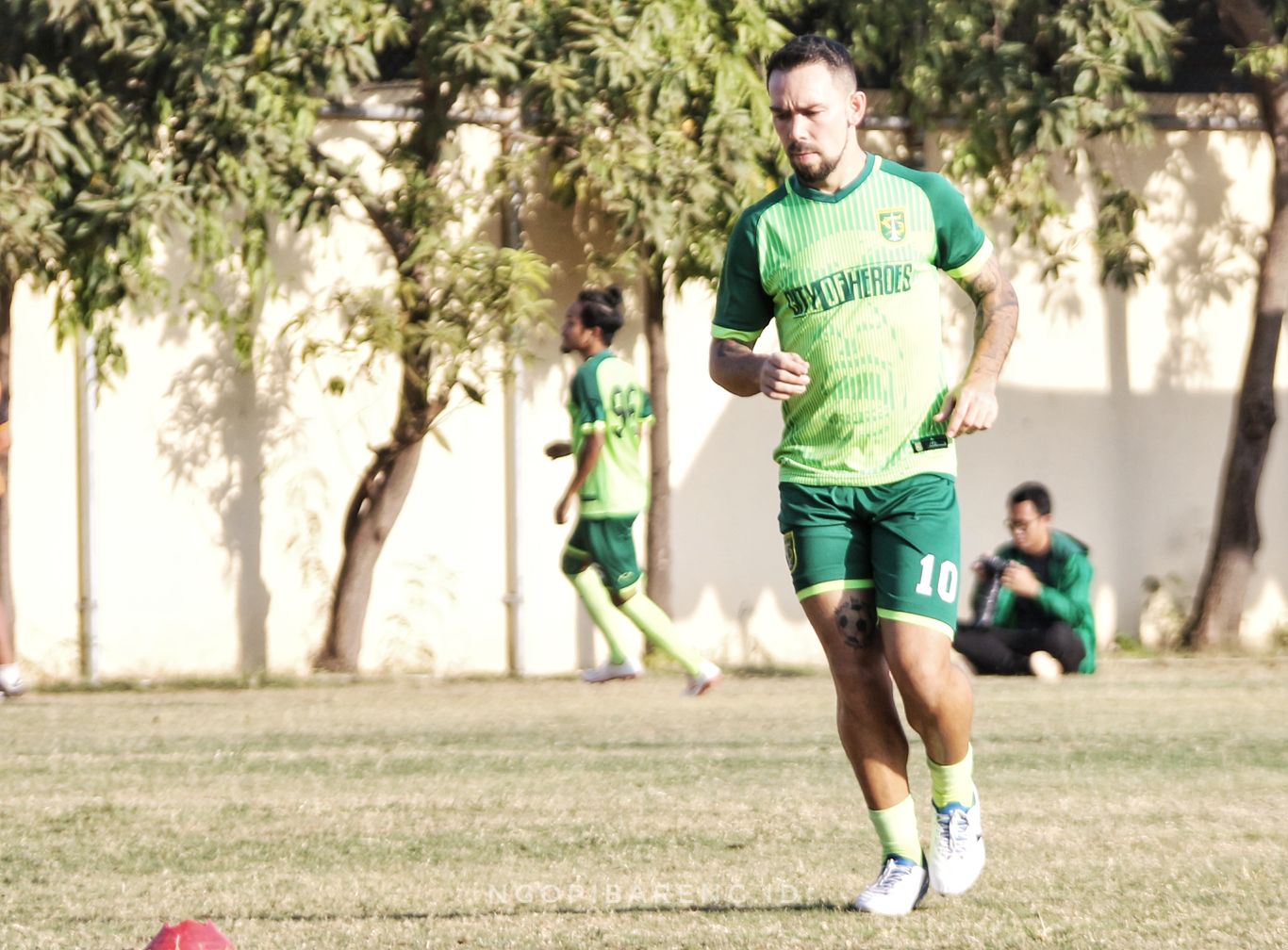 Gelandang Persebaya Damian Lizio terdepak dari Persebaya. (Foto: Haris/ngopibareng.id)