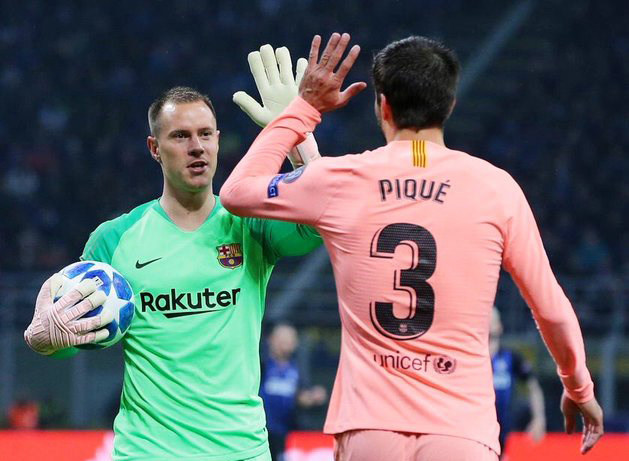 Marc Ander Ter Stegen berkali-kali selamatkan gawang Barcelona. (Foto: Twitter/@mterstegen1)