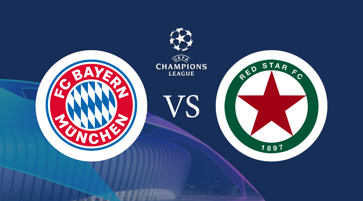 Bayern Munchen vs FK Crvena Zvezda. (Grafis by: Ngopibareng.id)