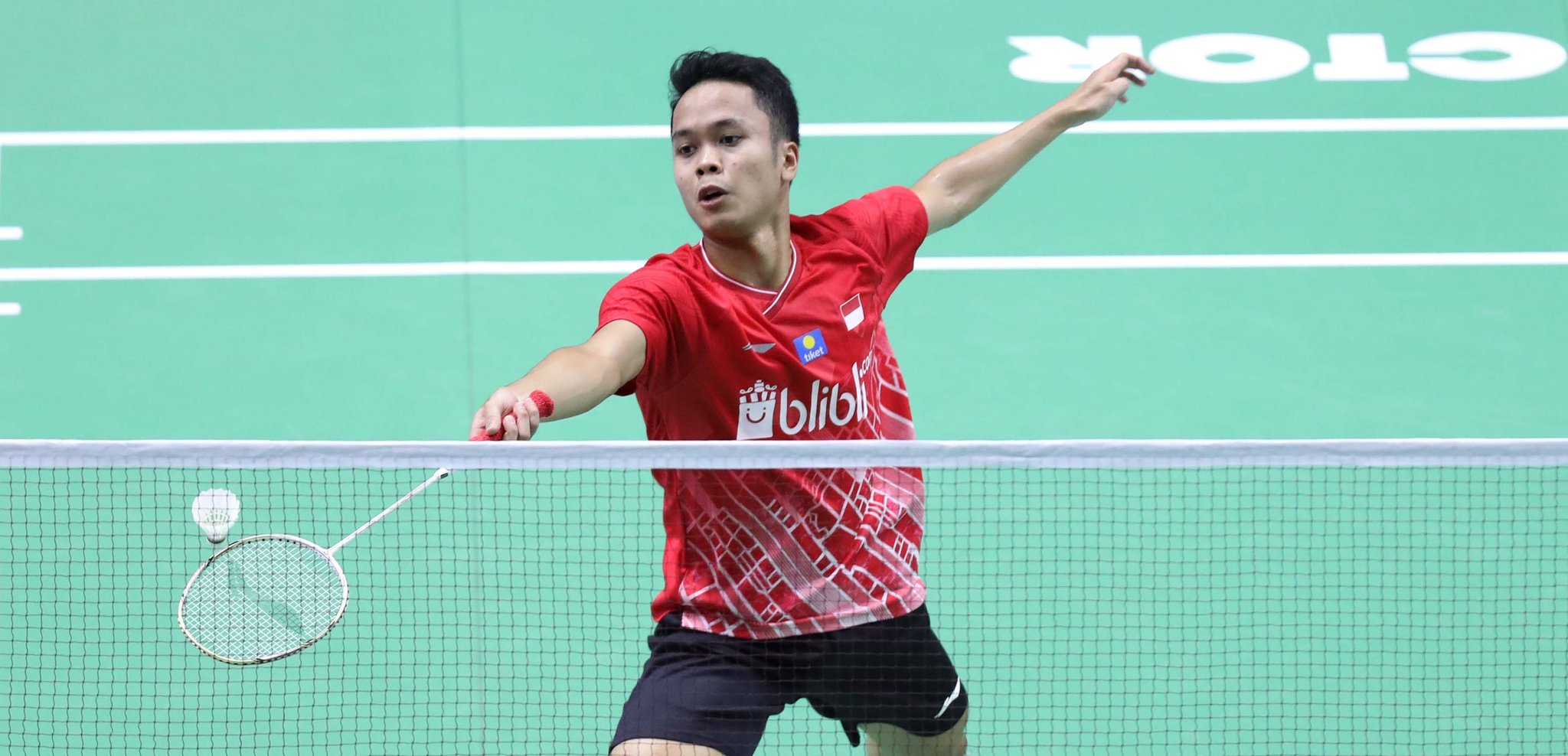 Anthony Sinisuka Ginting menjadi satu-satunya wakil Indonesia di nomor tunggal putra di China Open 2019. (Foto: Twitter/@INABadminton)