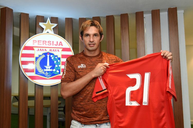 Mantan penyerang Persija Jakarta, Silvio Escobar. (Foto: Instagram Persija Jakarta)