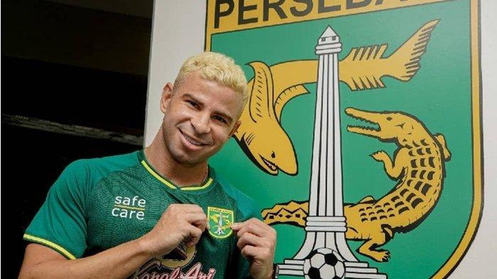 Diogo Campos jadi aktor utama Persebaya lawan PSIS. (Foto: Instagram/@officialpersebaya)