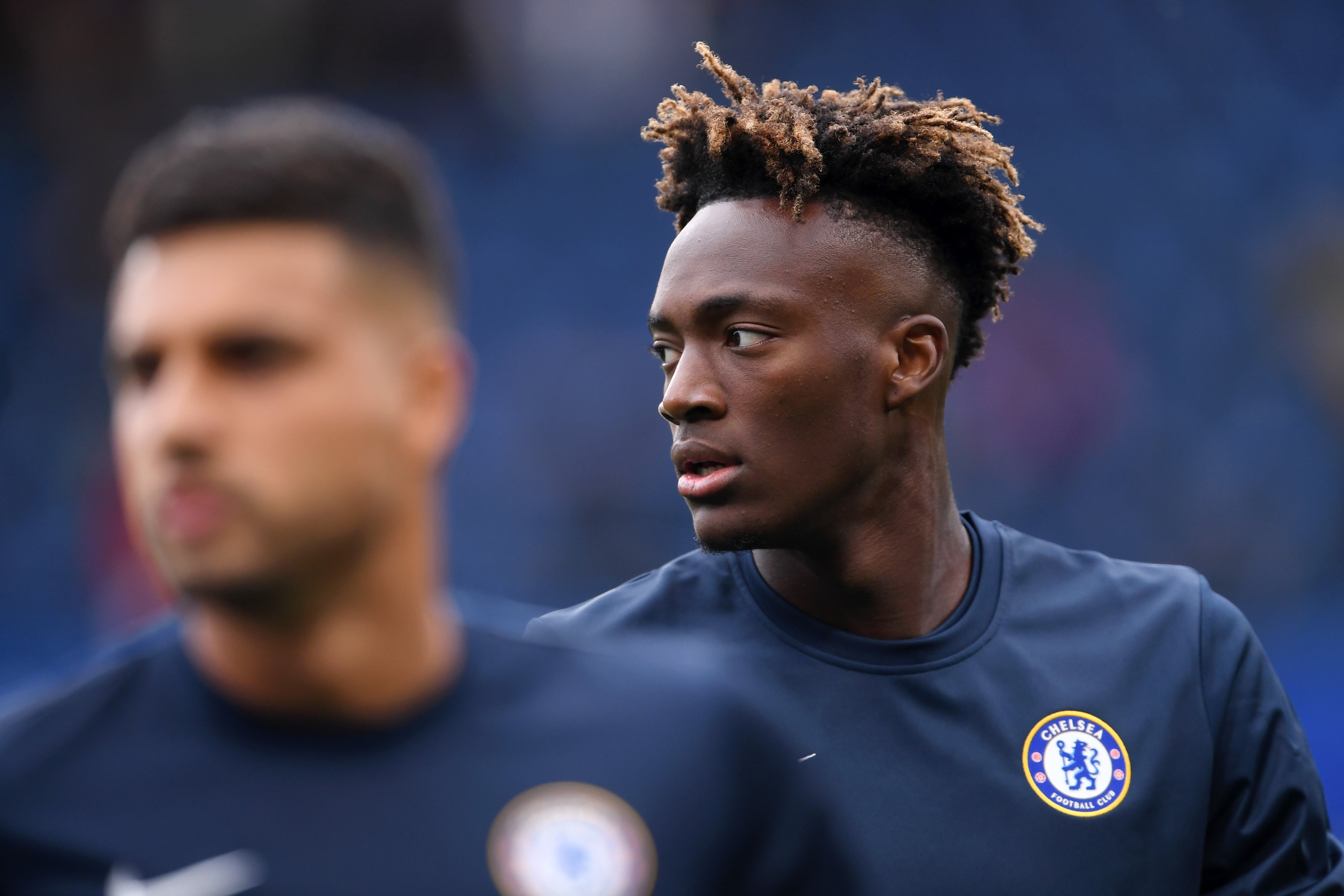 Fank Lampard menuntut stamina Tammy Abraham lebih baik. (Foto: Twitter/@ChelseaFC)