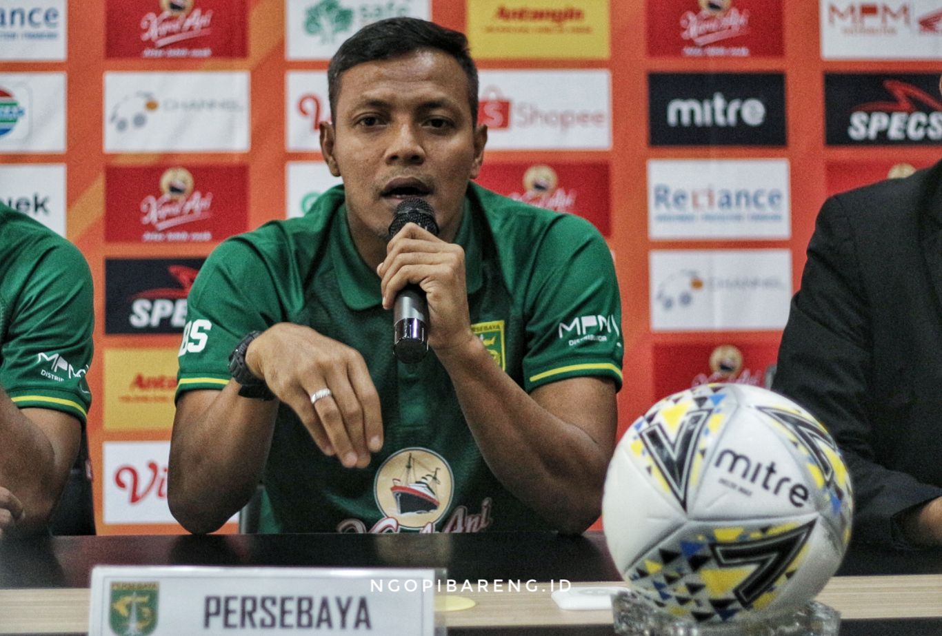 Asisten pelatih Persebaya, Bejo Sugiantoro. (Foto: Haris/ngopibareng.id)