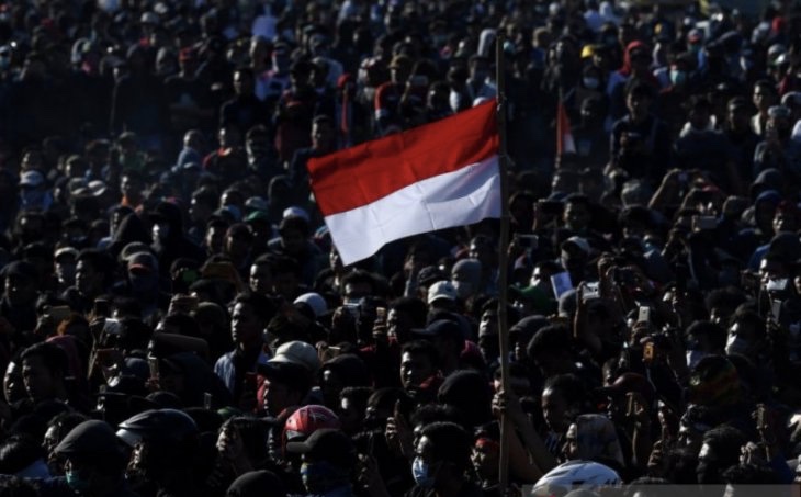 Unjuk rasa mahasiswa. (Foto: Dok/Antara)