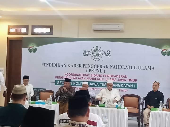 Para kiai dan ulama PWNU Jawa Timur di Liboyo, Kediri. (Foto: ist)