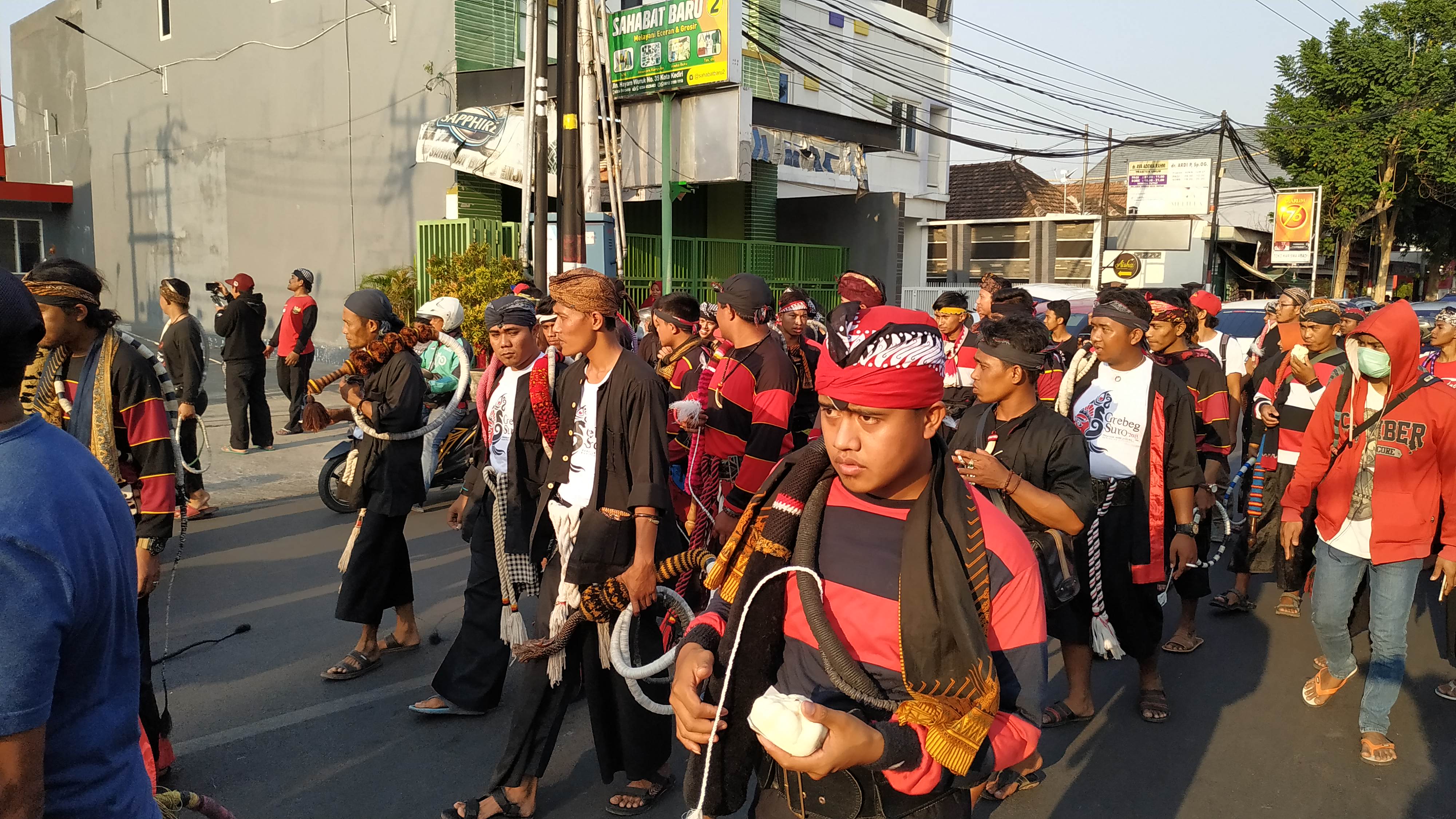 Gerebek Suro dan Kirab 1000 Pecut (Foto: Fendi/ngopibareng)