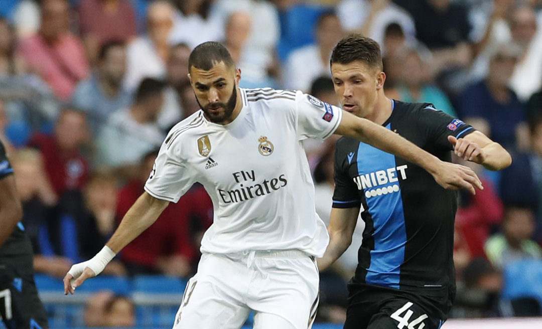 Real Madrid kembali gagal menuai kemenangan di matchday keduanya di Liga Champions. Menjamu Club Brugge di Santiago Bernabeu, Madrid hanya bermain 2-2. (Foto: Twitter/@realmadrid)