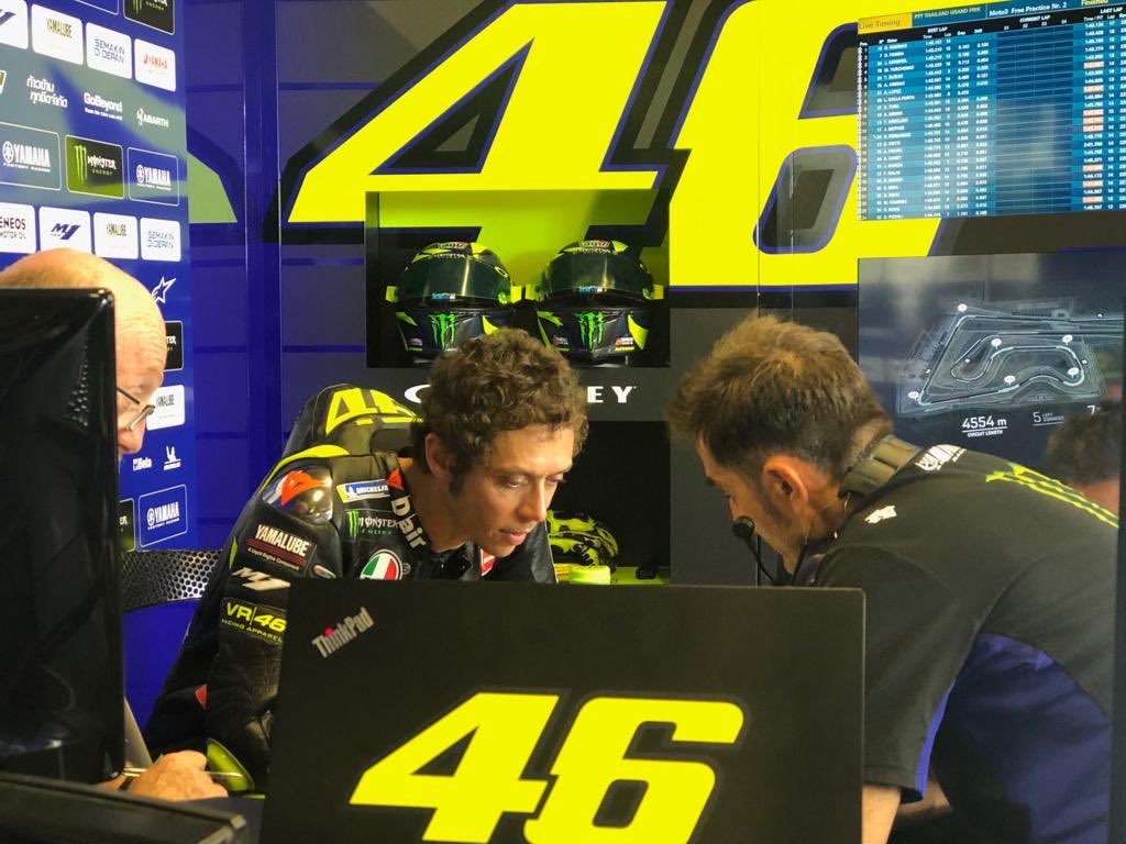 Valentino Rossi akan mengganti kepala kru mekaniknya setelah hasil buruk di sepanjang musim 2019. (Foto: Twitter/@ValeYellow46)