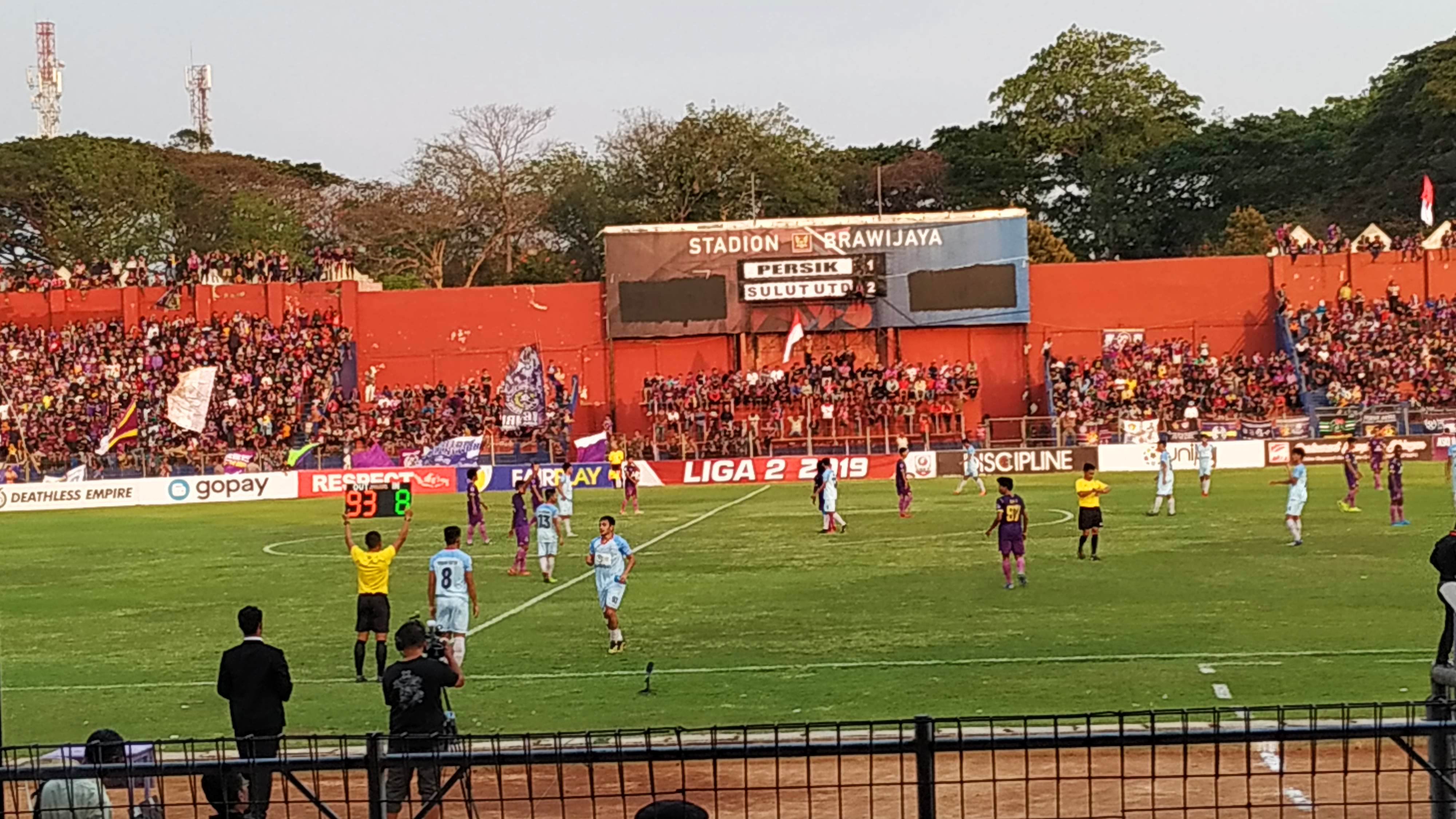 Persik kalah di kandang lawan Sulut United. (Foto: Fendi/ngopibareng.id)