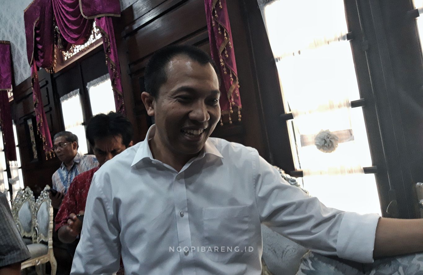 Sekretaris Asprov PSSI Jatim, Amir Burhanuddin. (Foto: Haris/ngopibareng.id)