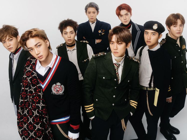 EXO gelar konser bertajuk Planet #5 ExplOration di Jakarta, 23 November 2019.