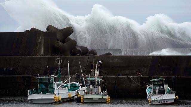 Topan hagibis serang Jepang. (Foto: ist)