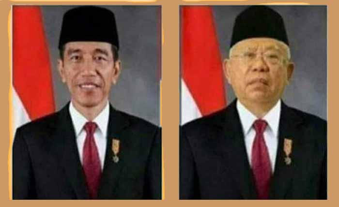 Joko Widodo dan Ma'ruf Amin. (Foto:Ngobar)