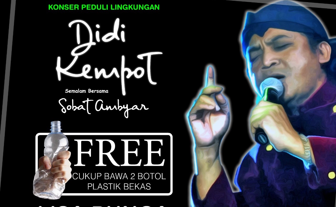 Poster Konser Peduli Lingkungan Didi Kempot. (Foto: Istimewa)