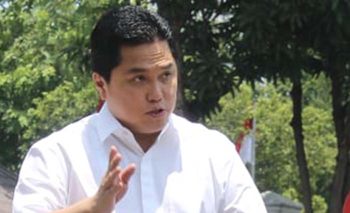 Erick Thohir di Istana, Senin siang. (Foto:Ngopibareng/Asmanu)