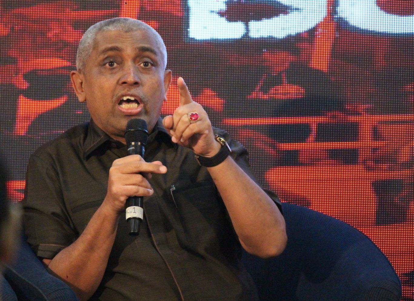 Ketua Umum PSSI Jawa Timur, Ahmad Riyadh. (Foto: Haris/ngopibareng.id)