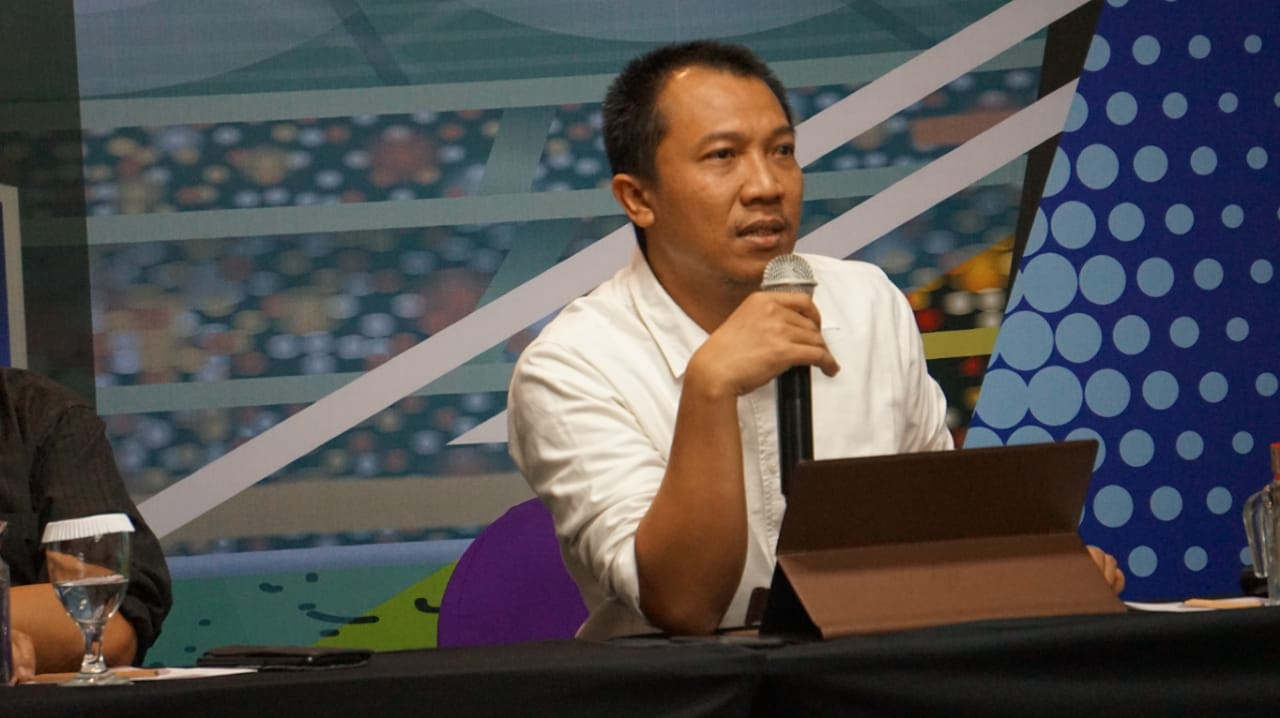 Sekretaris Asprov PSSI Jatim, Amir Burhannudin. (Foto: Haris/ngopibareng.id)