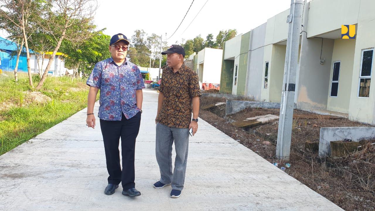 Ilustrasi rumah bersubsidi yang mendapatkan bantuan prasarana, sarana dan utilitas (PSU) seperti jalan lingkungan, penyediaan jaringan air bersih dan tempat pembuangan sampah terpadu kepada pengembang perumahan. (Foto: Kementerian PUPR) 