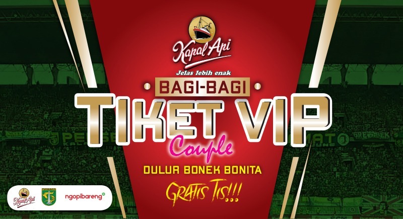 Kuis Kapal Api bagi-bagi tiket VIP Couple gratis.