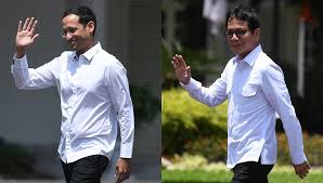 Nadiem Makarim dan Wishnutama. (Foto: asm/ngopibareng.id)