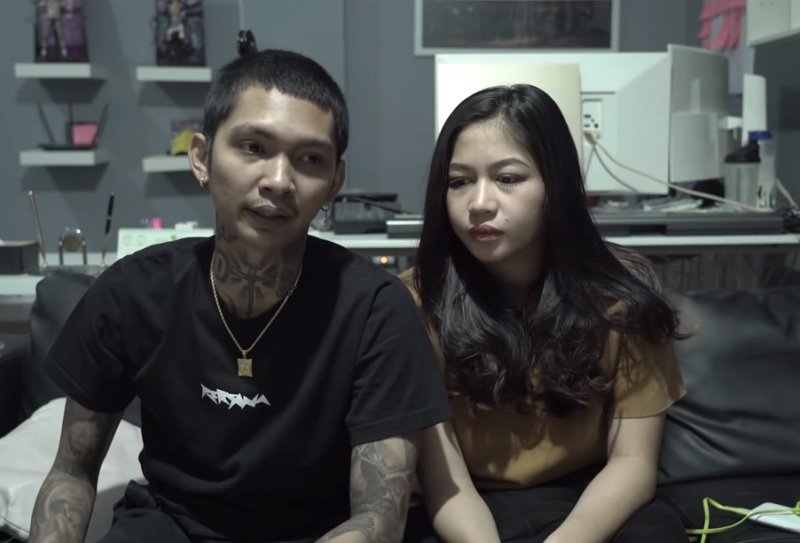 Pasangan rapper Young Lex dan Eriska Nakesya.