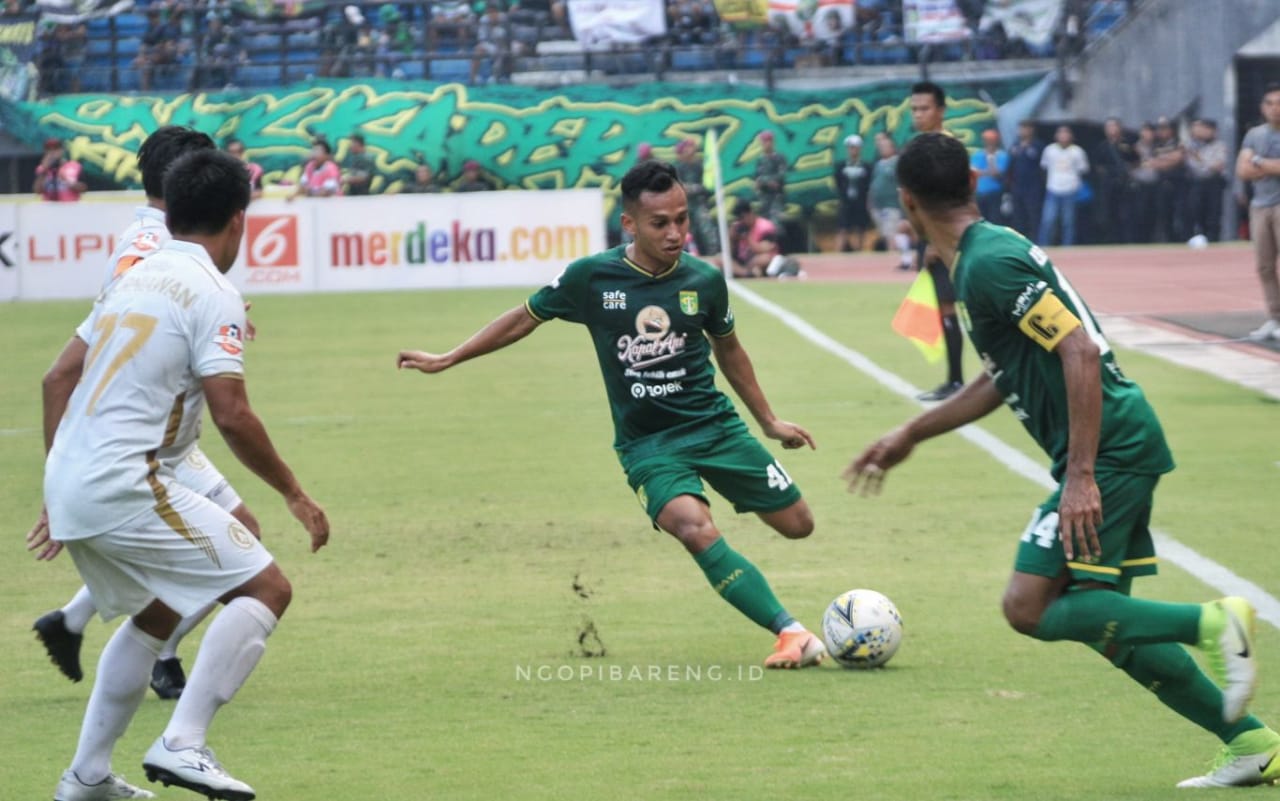 Persebaya main buruk di sepanjang babak pertama. (Foto: Persebaya.id)