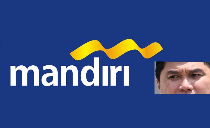 Ilustrasi Bank Mandiri. (Ngobar)